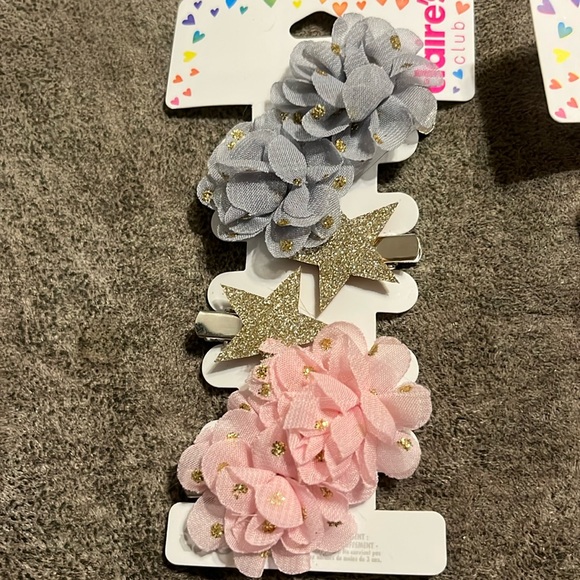 NWT Claire’s Club Kids Hair Clips and Pony Tail Holders - Picture 3 of 5